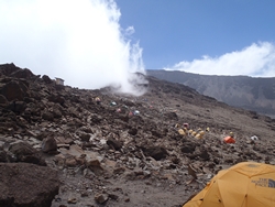 View of Barafu campsite