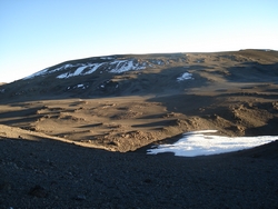 the crater