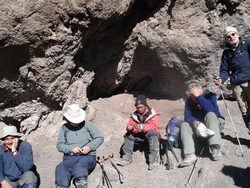 gathering at Stella point to descend