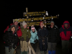 At Uhuru peak