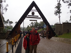 Dave and KK at Machame Gate