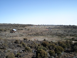 Shira camp from height