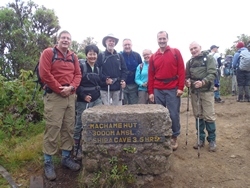 Setting out from Machame Camp