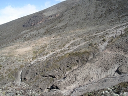 Barrango campsite from breakfast wall