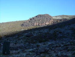 morning at Karranga camp wioth toilet tent