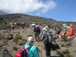 Arriving at Karanga camp